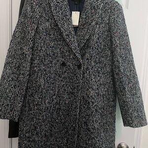 J. Crew Black and White Tweed Jacket